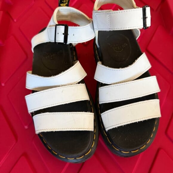 Doc marten white/ black Sandals - Picture 2 of 5